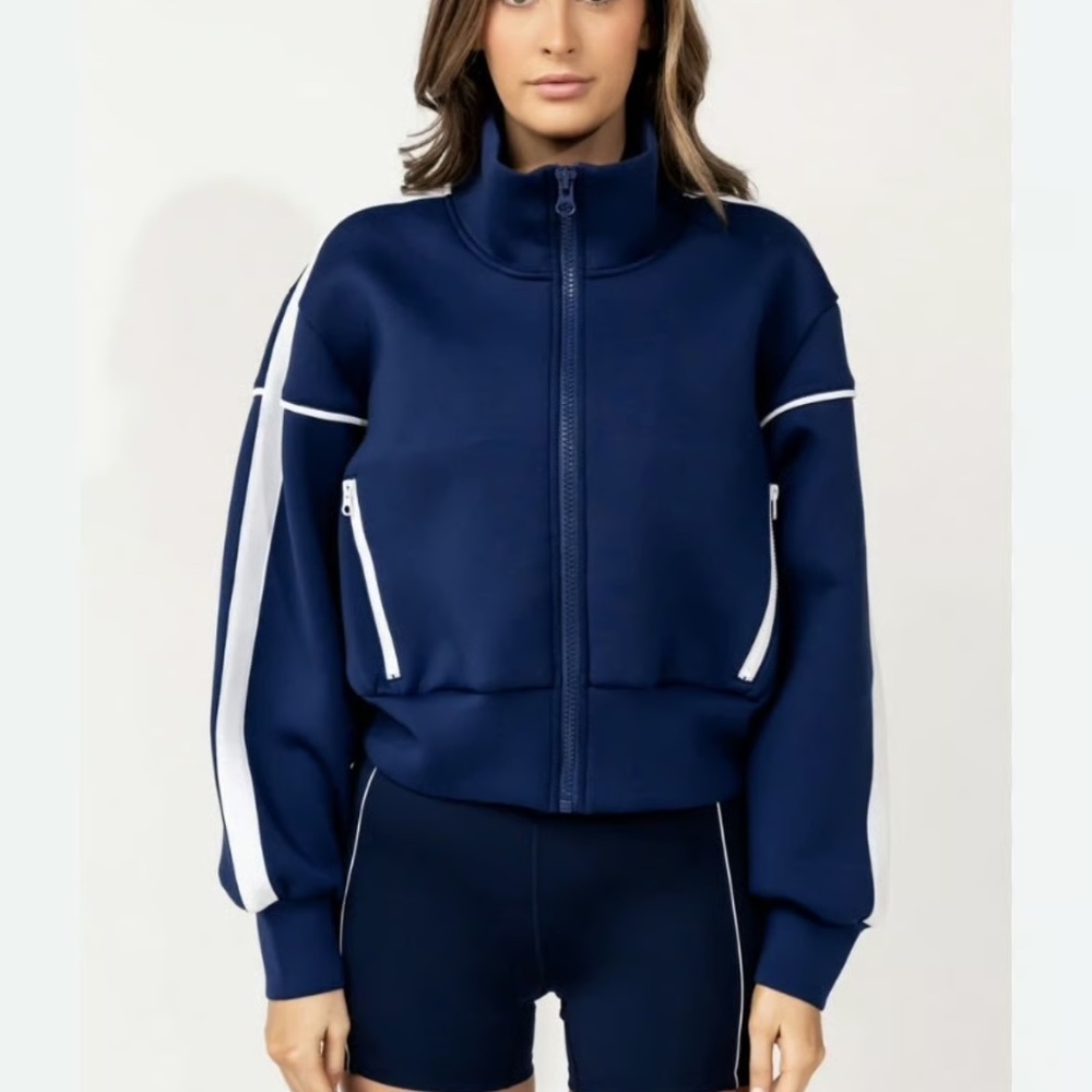 IVL Stand Collar Scuba Jacket - NWT